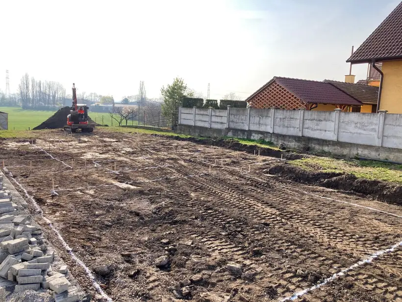 Stavba Zavar – vytýčenie stavby